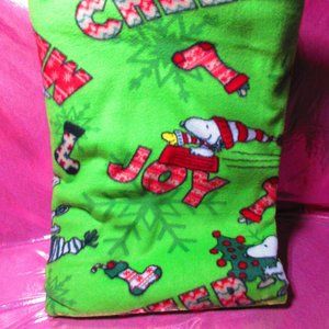 Peanuts Snoopy Joy Merry 87" x 58" Fleece Blanket